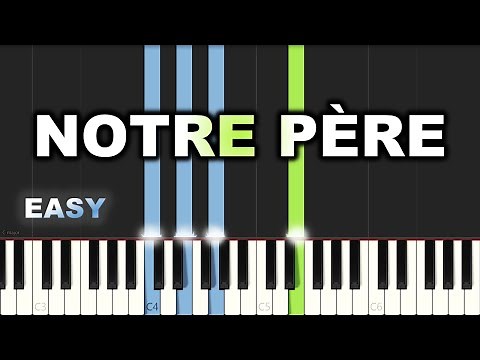 Glorious - Notre Père | EASY PIANO TUTORIAL BY Extreme Midi