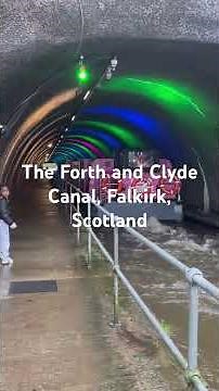 The Forth and Clyde Canal, Falkirk, Scotland #tunnel #adventure