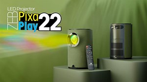 1.9K views · 55 reactions | #JustLaunched  Lights, camera, Pixaplay 22 action!  Featuring tons of features, this projector transforms any space into a vibrant audiovisual playground. Grab one to unleash the magic of sights and sounds where ever you are!   https://bit.ly/ZebPixaPlay22 #zebronics #AlwaysAhead #pixaplay #projector #smartledprojector | Zebronics | Facebook