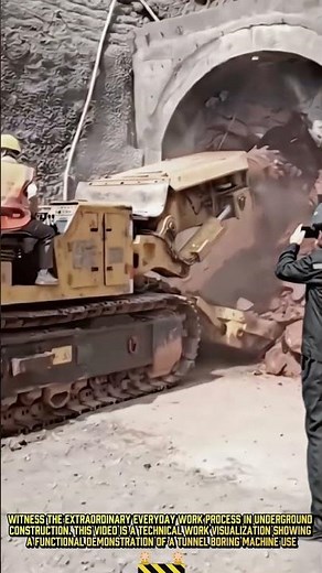 Machine Process in Tunnel Construction