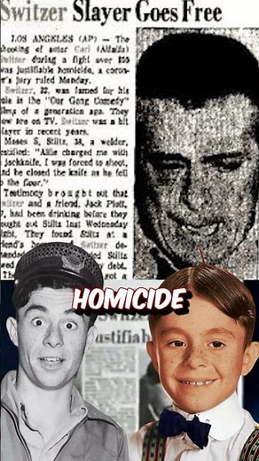 The MURDER Of American Actor Carl "ALFALFA" Switzer | January 21 1959 #thisdayinhistory #truecrime