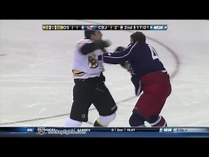 Milan Lucic vs Dalton Prout Dec 27, 2014