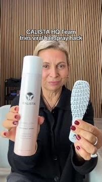 Trying the Viral Bretman Rock Hairspray Hack | EMBELLISH Finishing Spray