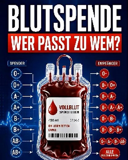 Blutspende erklärt: Welche Blutgruppe passt zu wem?