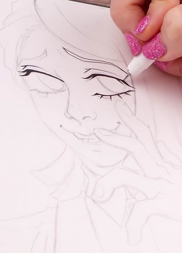 Drawing Enmu from Demon Slayer #drawing #marker #demonslayer #kimetsunoyaiba