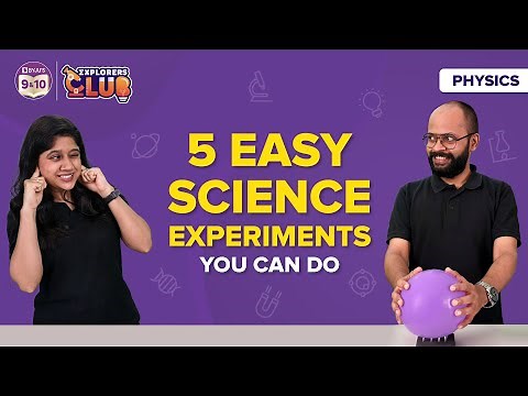 5 Amazing & Easy Science Experiments You Can Do at Home | Science Experiments for Students | BYJU'S