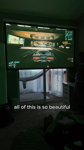 Xgimi Horizon Ultra The vibes are out of this world tonight! This projector is has the best vivid colors and the blacks are black. Just a great way to spend the evening! Let’s go! @XGIMI Specs 2300 ISO Lumens Intelligent screen adaption Dual light technology led and lasers Dolby vision supported first of its kind Dual 12W Harman Kardon Speakers #xgimi #xgimiexperience #xgimihorizonultra #hometheatre #homecinema #homesweethome #gamenights #cyberpunkedgerunners #cyberpunk2077 #gamingroom