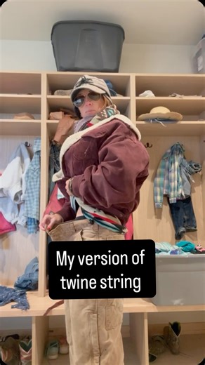 Double B Beef on Instagram: "He uses twine and I use a garbage bag string... we are basically the same #doublebbeef"