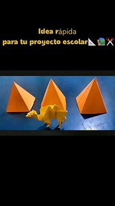 Haz esta Pirámide de Origami 📐✨ Perfecta para la escuela o tu tarea 📚✂️ Con solo una hoja cuadrada de papel puedes crear una pirámide 3D fácil y rápida 📄🔺. ¡Ideal para tus tareas, proyectos escolares o decoración creativa! 🎓✨ #PiramideDePapel #OrigamiFacil #Manualidades #DIY #ProyectoEscolar #TareaCreativa #IdeasParaLaEscuela #OrigamiParaTodos #ReelsCreativos #CheloIdeas | Origami de papel - Arte papiroflexia