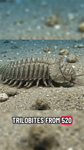 Trilobites curled into protective balls 520 million years ago! #facts #trilobites #prehistoric