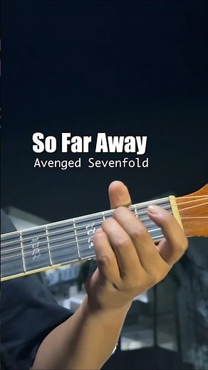 Chords So Far Away 🎸 Guitar Tutorial #music #guitar #newmusic #chords #fyp
