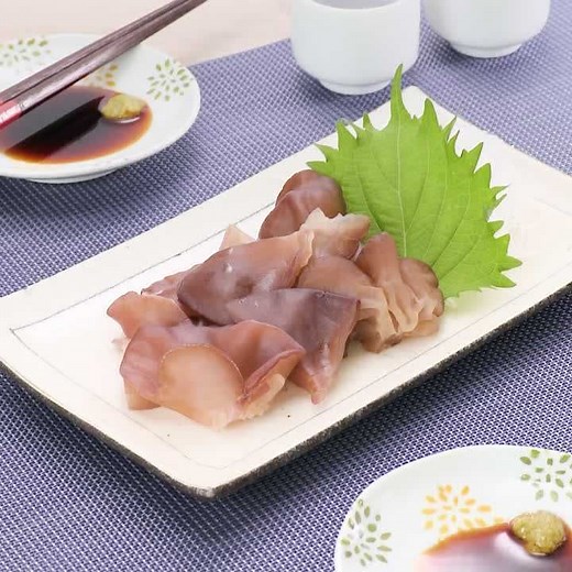 プリプリ食感を楽しもう！ 生きくらげの刺身のレシピ動画・作り方 | デリッシュキッチン