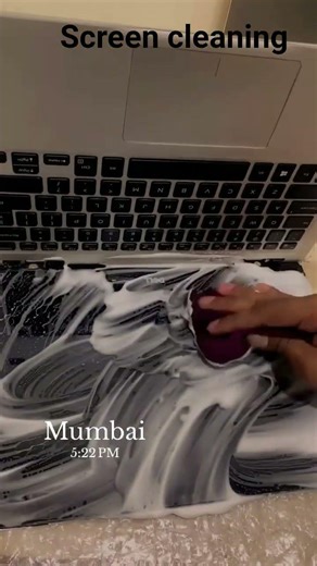 Part 1 laptop screen cleaning #screencleaning #screencleaner #laptoprepair #laptopcleaning