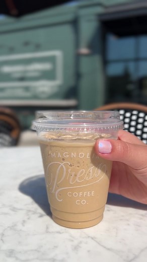 Cool Off with a Frozen 1905 Latte at Magnolia Press