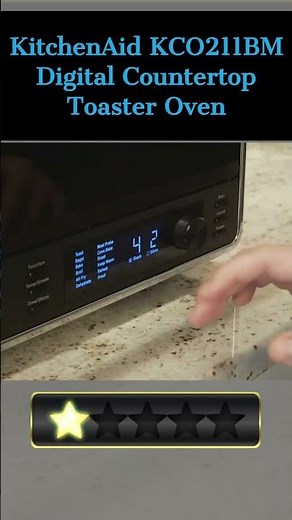 ✅KitchenAid KCO211BM Digital Countertop Toaster Oven | Quick Review #shorts