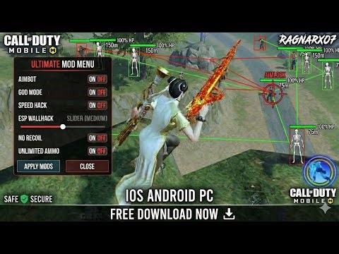 FREE CODM MOD MENU APK COD MOBILE WALLHACK AIMBOT ESP DOWNLOAD CHEATS NO RECOIL CODM APP IOS ANDROID