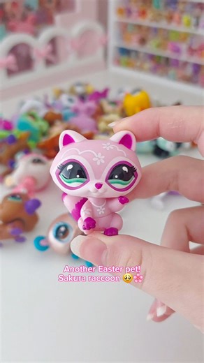 Bless on Instagram: "Some more Wave 5 pets! 🩷🌸 The sakura raccoon is really pretty! *Please note these were sourced directly from factories. This method supports workers, and not the company. Final release may differ in quality and design. #littlestpetshop #lps #lpsg7"