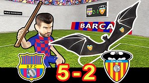 256K views · 4.7K reactions | Barcelona vs Valencia 5-2 Goals and Highlights - Parody _____________________________________________________ #Barcelona #Barca #barval #LaLiga #Suarez #Valencia #Spain | MAD KOMODO | Facebook