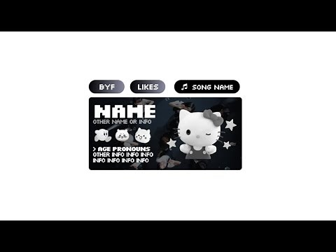 dark interactive carrd tutorial - cr lovermonth