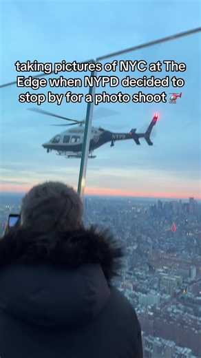 least exciting time edging #nyc #nypd #helicopter #chopper #theedgenyc | nypd helicopter