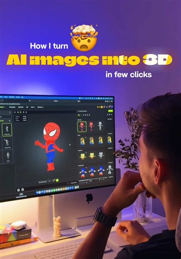 How I Turn AI Images into 3D in Few Clicks #Meshy6 #SculptingLevelAI #MeshyAI #AI3D #CGartist