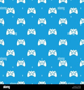 Video game controller pattern seamless blue Stock Vector Image & Art - Alamy