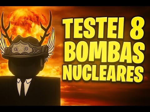 8 Tipos de "Nukes" no Roblox: Qual é a MAIS DESTRUTIVA?
