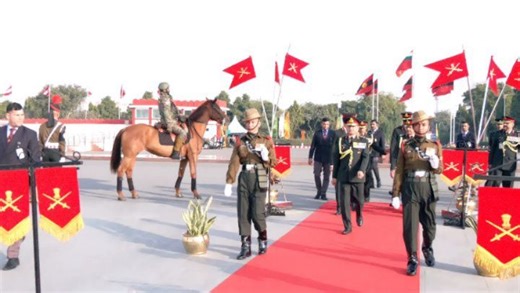 Indian Army on Instagram: "#GeneralUpendraDwivedi, #COAS felicitated the #IndianArmy Marching Contingents, Mounted Contingents and Military & Pipe Bands for their exemplary performances during the #RepublicDay 2026 Parade and the Beating Retreat Ceremony. During the interaction with the participating contingents, the COAS lauded their precision and unwavering professionalism displayed during the national celebrations. The Best Marching Contingent Award was awarded to the Assam Regiment. The Best