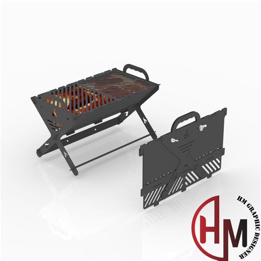 Foldable Fire Pit DXF File – CNC / Laser / Plasma Cut Ready - Etsy