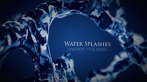 Videohive Water Splashes Cinematic Intro - 50715112 AEdownload.com