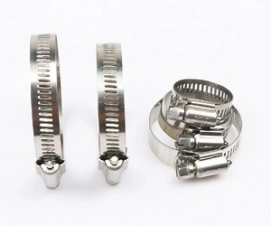 [Hot Item] Hose Clamp Custom Sizes Types American of Hose Clip Hydraulic Heavy Duty Quick Release 316 Stainless Steel Hose Clamp