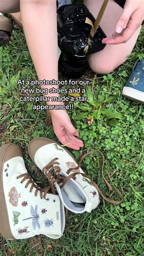 Whimsical Photoshoot Featuring Bug-Inspired Shoes