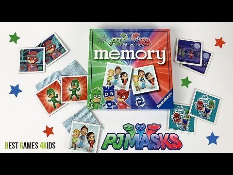 PJ Masks-Mini Memory | Matching pairs, classic memory game! By Ravensburger