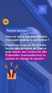 La succession : ce qu'il faut savoir - 24 jours pour mieux connaître vos actes ! [ jour 18 ]