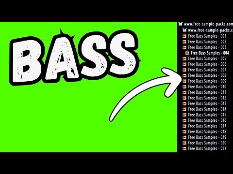 100 One Shot Bass Samples || Free Synth Bass Samples || By F﻿ree sample packs