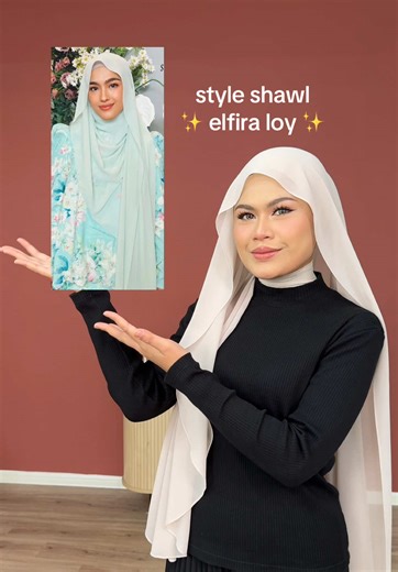 Shawl Tutorial with Elfira Loy: Stylish Chiffon Styles