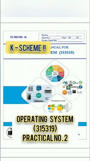 Operating System (315319) Practical No. 2 MSBTE K-Scheme #eduarena#operatingsystem #operation