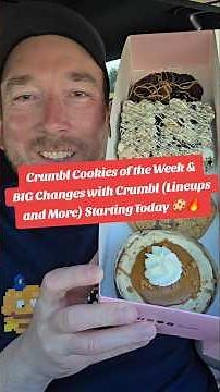 Crumbl Cookies Review and BIG Changes Coming at Crumbl 👀🔥 #crumbl #cookierun