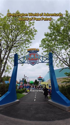 World Of Paw Patrol at Chessington World of Adventures If you have little paw patrol fans this is definitely the place to come your going to love it. With a mini rollercoaster rides a play area slides tunnels and lots of photo opportunities. Best things to do in chessington world of adventures #rollercoaster #pawpatrol #themepark #amusementpark #chessingtonworldofadventures