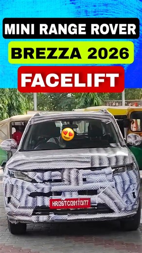 2026 Maruti Brezza Facelift SPYED — Under-body CNG & Interior + Exterior REVEALED