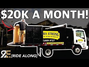Making $20,000 A Month THROWING TRASH - Junk Removal Business