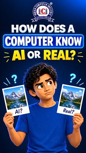 How Does a Computer Know If an Image Is AI or Real? 🤔