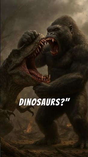 T. Rex vs Kong: The Ultimate Monster Fight! #shorts