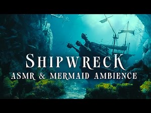 Underwater Shipwreck Ambience | 2 Hours of aquatic ASMR and soft mermaid singing