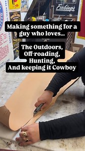 16K views · 229 reactions | Making something for a guy who loves… - The Outdoors, Off-roading, Hunting, And keeping it Cowboy - People are usually more interesting than they give themselves credit. And with my job- I love getting to create pieces that reflect all of my customers and all the cool stuff they enjoy while flying through space on this rock. - What do y’all think? Did I nail it? - Cheers✌️ | The Man In Black Leather Studio | Facebook