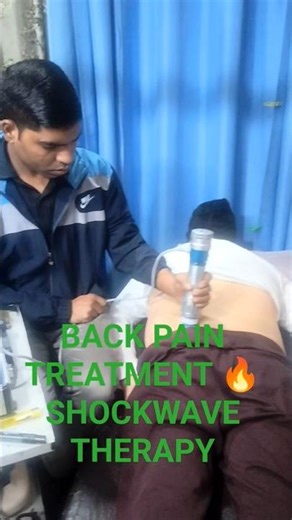 Back Pain Shockwave Therapy Instant Relief Treatment Explained #physiotherapist #backpainrelief