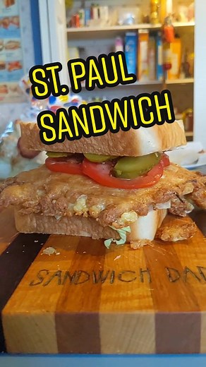 St Paul Sandwich Recipe with Egg Foo Young Patty