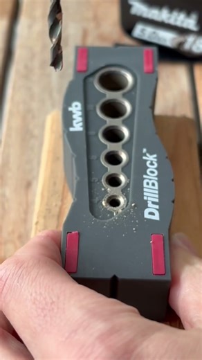 Drillblock jig test. How to drill vertical/horizontal #diy #drill #woodworking #howto #jig #drilling