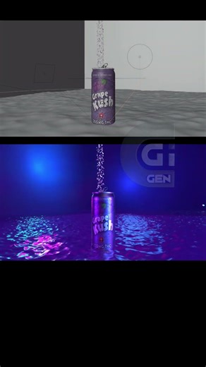 Can Bottle Animation #3danimation #blender #cgi