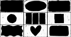 Artistic Textured Frame Pack Dry-brush Style Stock Footage Video (100% Royalty-free) 3718174941 | Shutterstock